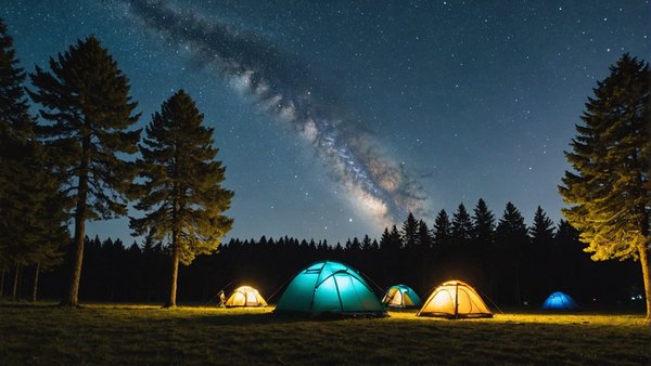 Les meilleurs sites de camping sous les étoiles en France