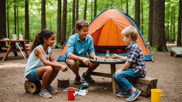 Les meilleures animations pour enfants en camping
